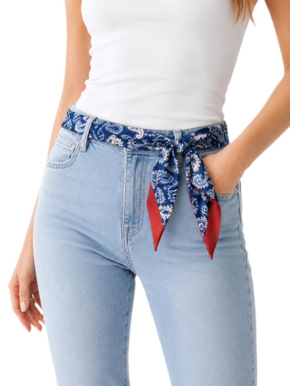 Scarf Belt for Women Fashion Boho Waist Scarf Belt Accessory